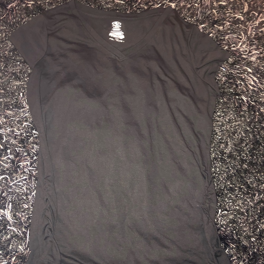 Athletic side ruche 2 T-shirt bundle, BLK/GRY szXL